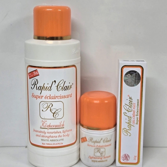 Rapid' Clair Skin Care Set with Orange Accents